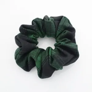 basic plaid check Fall Winter scrunchies casual women hair tie scrunchy