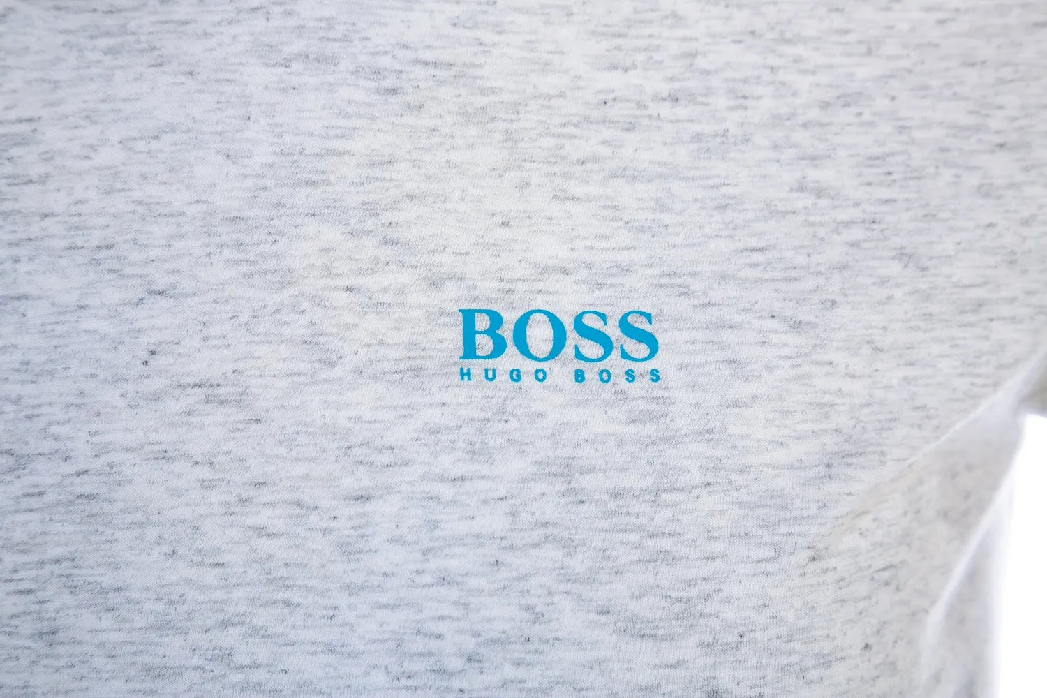 BOSS Tee T shirt in Light Grey Marle