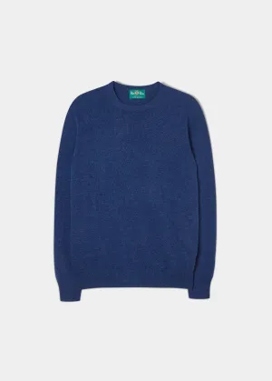 Brisbane Geelong Wool Jumper in Indigo - Regular Fit