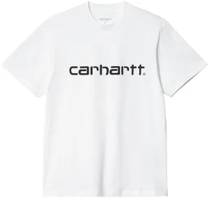 Carhartt WIP Womens Script T Shirt White Black