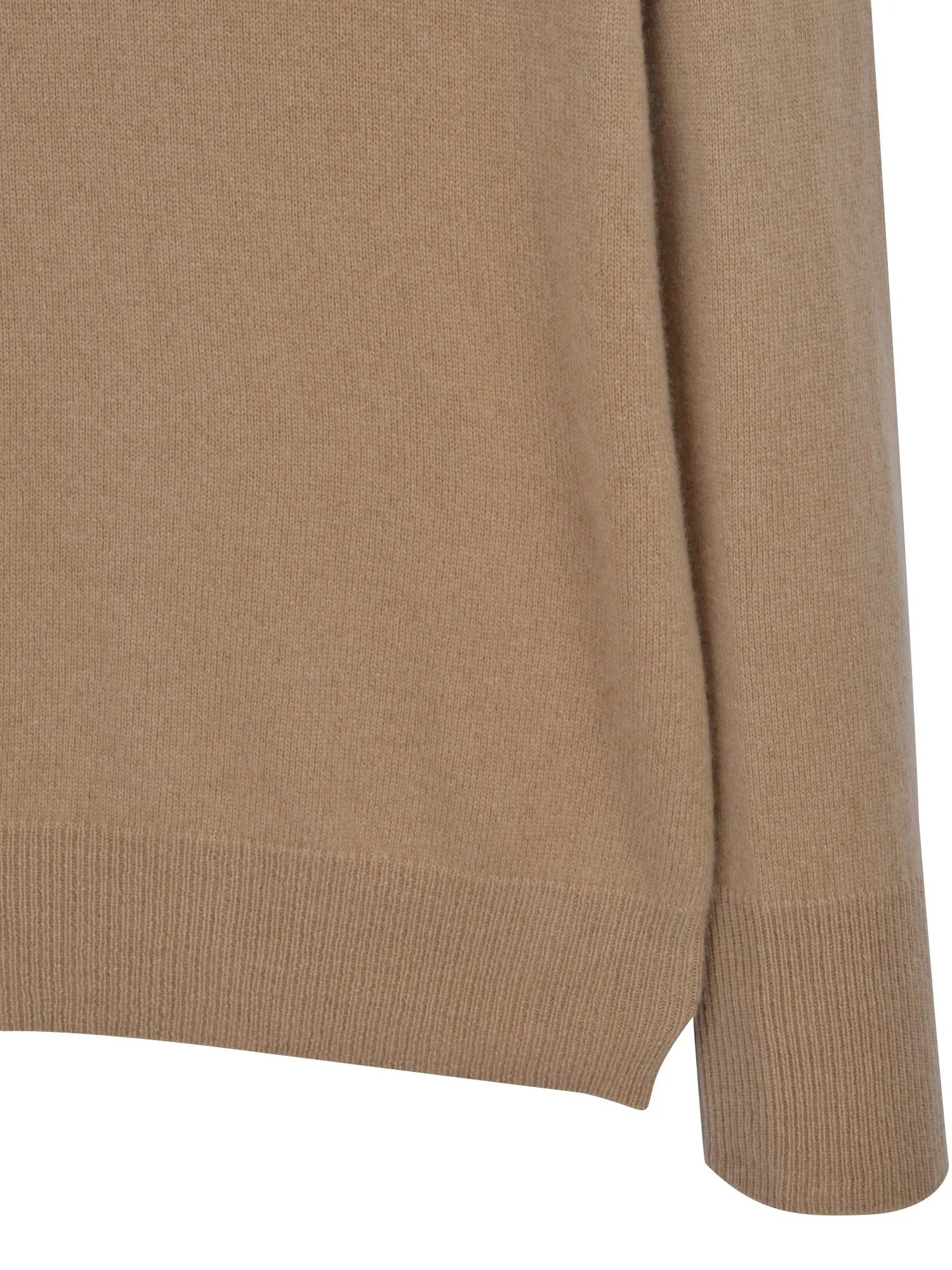 Classic Crew Neck Sweater_Camel