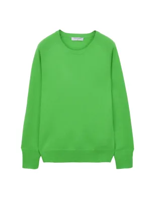 Classic Crew Neck Sweater_Green