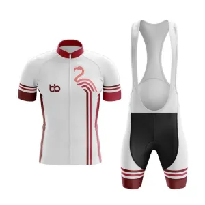 Flamingo x BB Club Cycling Kit (White)