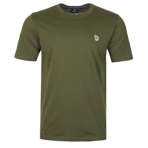 Paul Smith Zebra Badge T Shirt in Khaki